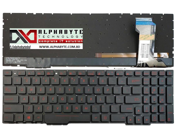 ASUS GL553 Series GL553V GL553VW ZX553VD ZX53V FX553VD FX53VD FX753VD FZ53V ZX73 KEYBOARD ORIGINAL