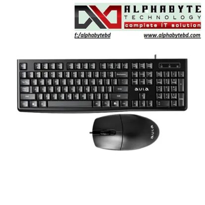 AULA AC105 Wired Office Keyboard & Mouse Combo