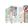 Revenger DUO Dynamic Mini Tower Full-View Micro-ATX ARGB Casing White