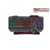 MARVO CM306 3-in-1 RGB Gaming Keyboard Mouse Mat Combo Set Black