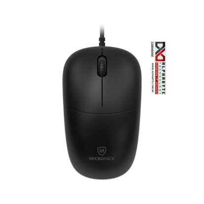 Micropack M-105 Silent Black Wired Optical Mouse