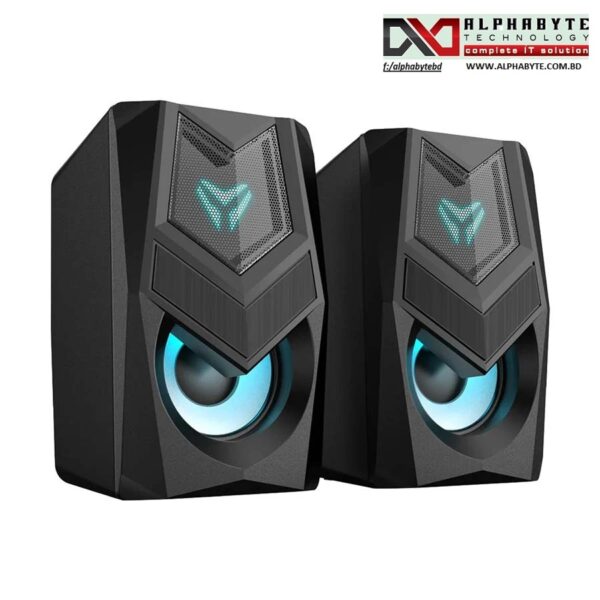 Micropack GS-02 Rainbow Wired Black Gaming Speaker