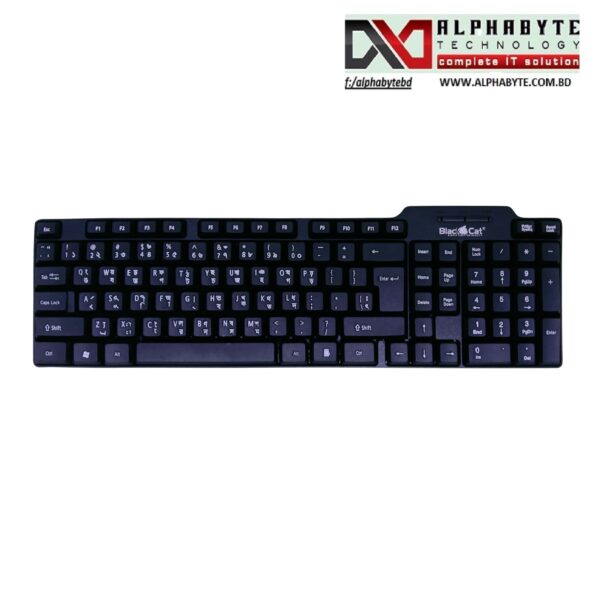 Black Cat C-BK021 USB Wired Keyboard